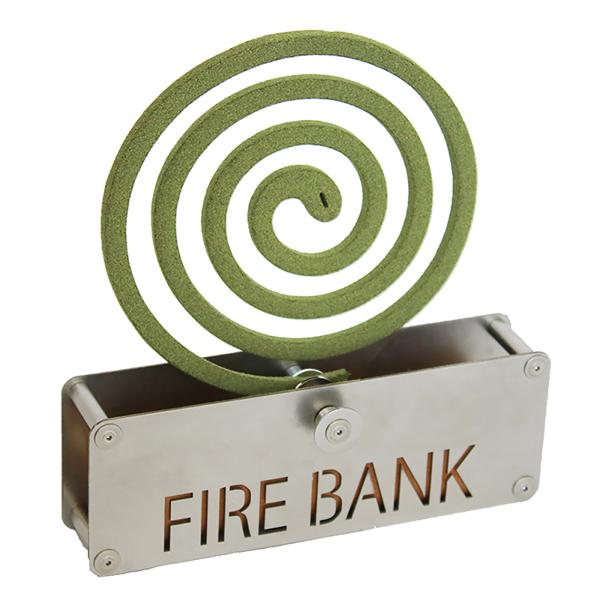 FIRE BANK 蚊取り線香ホルダー 銀船（ぎんふね） おしゃれ かわいい アウトドア キャンプ