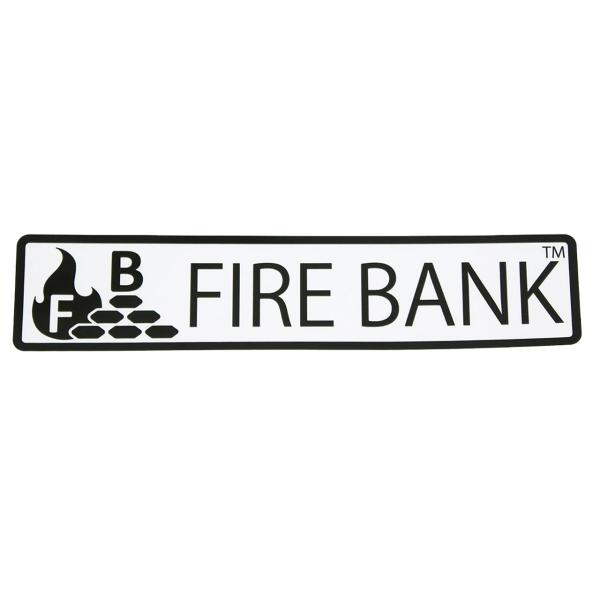 FIRE BANK ロゴステッカー ステッカー キャンプステッカー キャンステ アウトドア