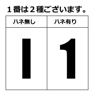 MFJサイズ適合 ゼッケン ナンバー 数字 ス...の詳細画像1