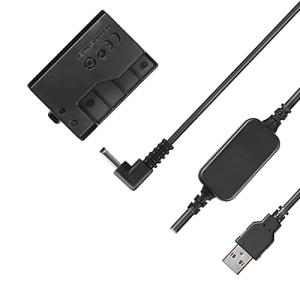KUTENG DR-E10ダミーバッテリースーツとUSBDCコンバーター電源ケーブル ACK-E10 AC電源アダプターの交換 互換性のあるCanon