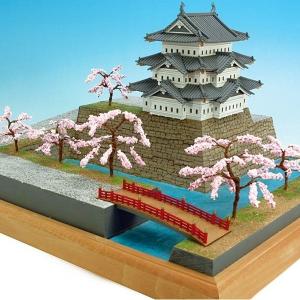 ウッディジョー 木製模型 1/150 弘前城 精密 上級者向け WoodyJOE スケールモデル 殿様 世界遺産