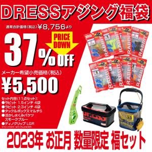 DRESS アジング 福袋 2023年 ドレス 釣り フィッシング セット おたのしみ