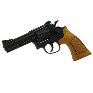 10歳以上 エアガン クラウンモデル スーパーエアリボルバー S&amp;W M586 4インチ マグナム 4973042136012 10才