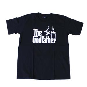 Tシャツ バンドTシャツ ロックTシャツ 半袖 (BW) ゴッドファーザー GODFATHER 1 BLK S/S 黒 映画｜first-line