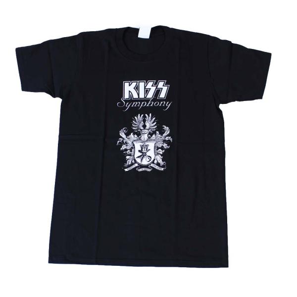 Tシャツ バンドTシャツ ロックTシャツ 半袖 (AG) キッス KISS 1 BLK S/S 黒