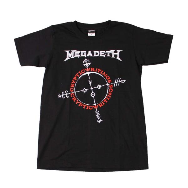 Tシャツ バンドTシャツ ロックTシャツ 半袖 (AG) メガデス MEGADETH 1 BLK S...