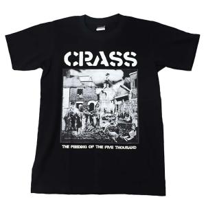 Tシャツ バンドTシャツ ロックTシャツ 半袖 (AG) クラス CRASS 1 BLK S/S 黒｜first-line