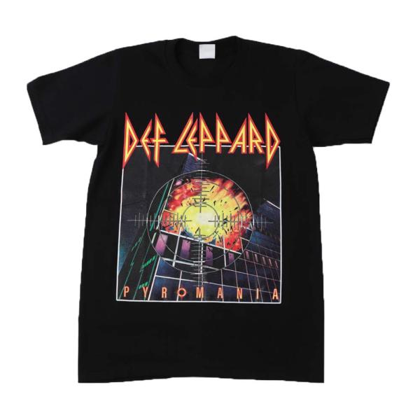 Tシャツ バンドTシャツ ロックTシャツ 半袖 (AG) デフレパード DEF LEPPARD 1 ...