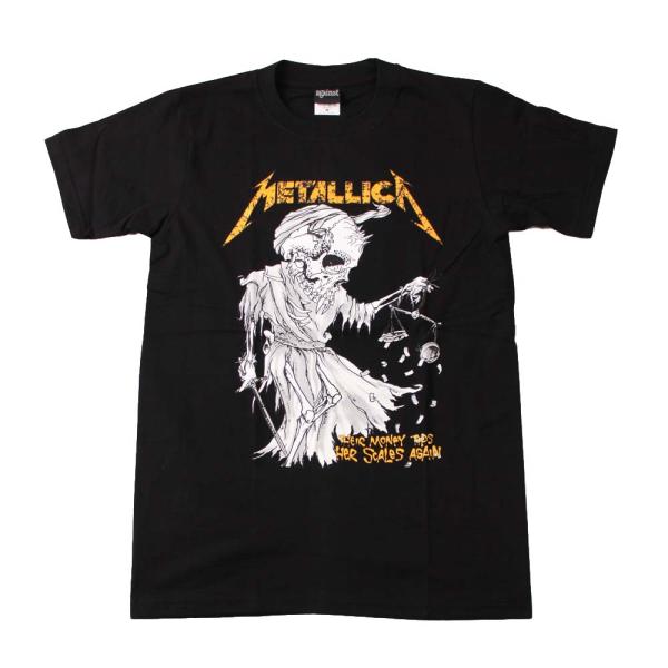 Tシャツ バンドTシャツ ロックTシャツ 半袖 (AG) メタリカ METALLICA 5 BLK ...
