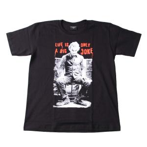 Tシャツ バンドTシャツ ロックTシャツ 半袖 (BW) バットマン BATMAN ジョーカー JOKER 2 BLK S/S 黒｜first-line