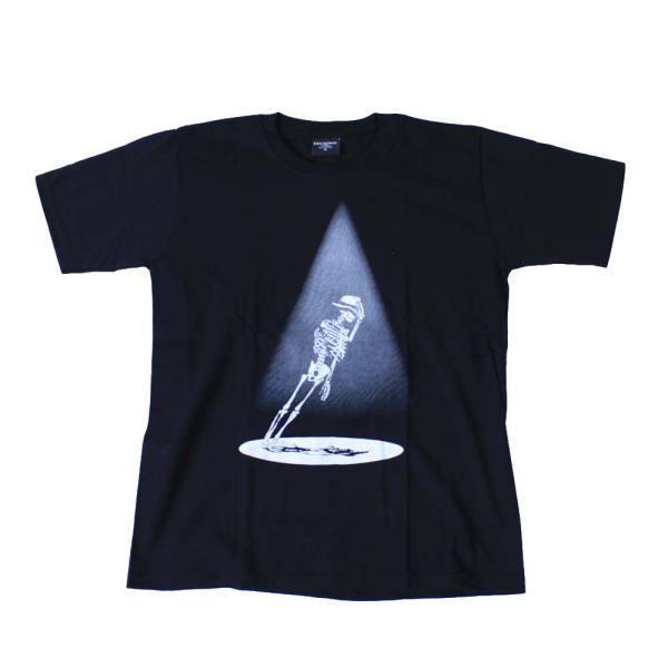 Tシャツ バンドTシャツ ロックTシャツ 半袖 (BW) スカル SKULL マイケルジャクソン M...