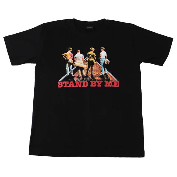 Tシャツ バンドTシャツ (BW) スタンドバイミー STAND BY ME 1 BLK S/S 黒...