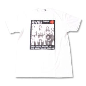 Tシャツ バンドTシャツ ロックTシャツ 半袖 (W) レッドホットチリペッパーズ/ レッチリ RED HOT CHILI PEPPERS 3 WHT S/S 白｜first-line