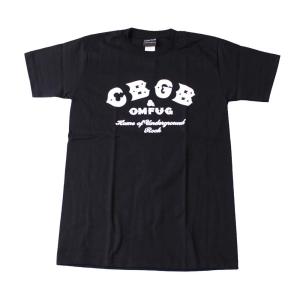 Tシャツ バンドTシャツ ロックTシャツ 半袖 (W) シービージービー CBGB 1 BLK S/S 黒