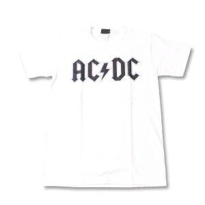 Tシャツ バンドTシャツ ロックTシャツ 半袖 (W) エーシーディーシー AC/DC 1 WHT S/S 白