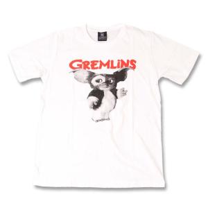Tシャツ バンドTシャツ ロックTシャツ 半袖 (KR) グレムリン GREMLINS 3 WHT S/S 白 ギズモ ストライプ モグワイ 映画｜First-Line
