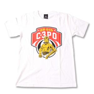 Tシャツ バンドTシャツ ロックTシャツ 半袖 (KR) スターウォーズ STAR WARS(パロディ PARODY) 1 WHT S/S 白 C3PO 映画｜First-Line