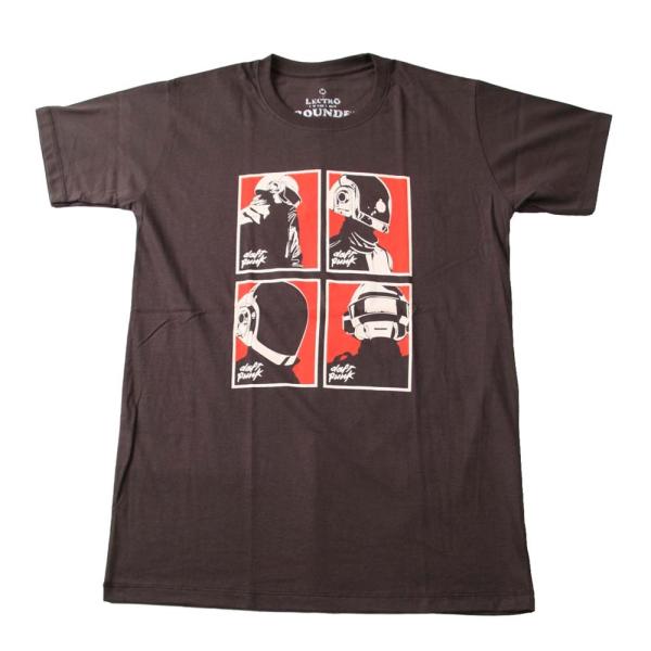 Tシャツ バンドTシャツ (LE) ダフトパンク DAFT PUNK 1 CHA S/S チャコール...