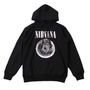 パーカー スウェットパーカ バンド ロック (AG) ニルヴァーナ/ニルバーナ NIRVANA 2 BLK PARKA 黒