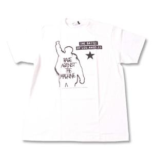 Tシャツ バンドTシャツ ロックTシャツ 半袖 (W) レイジアゲインストザマシーン RAGE AGAINST THE MACHINE 12 WHT S/S 白