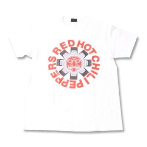 Tシャツ バンドTシャツ ロックTシャツ 半袖 (W) レッドホットチリペッパーズ/ レッチリ RED HOT CHILI PEPPERS 2 WHT S/S 白｜first-line