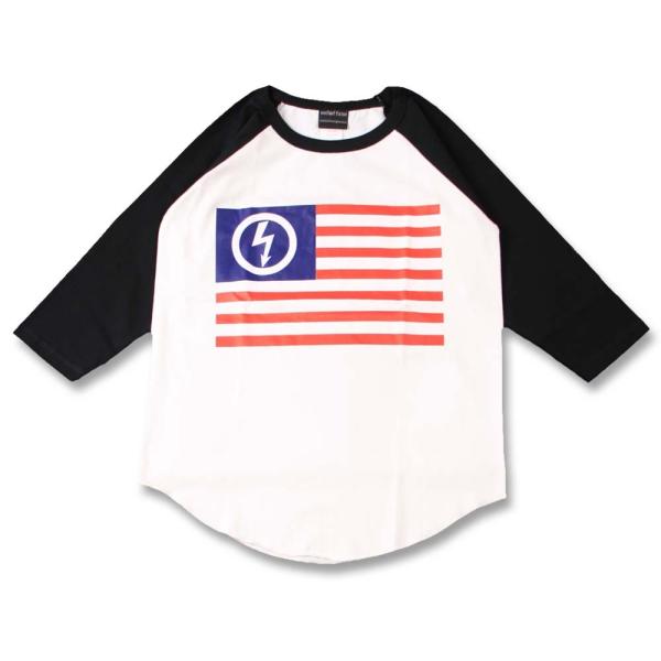 (W) マリリンマンソン MARILYN MANSON 2 WHT×BLK B/B(七分袖) ラグラ...