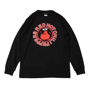 Tシャツ バンドTシャツ ロックTシャツ 長袖 (W) レッドホットチリペッパーズ/レッチリ RED HOT CHILI PEPPERS 5 BLK L/S 黒｜first-line