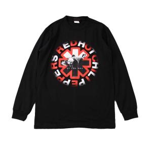 Tシャツ バンドTシャツ ロックTシャツ 長袖 (W) レッドホットチリペッパーズ/レッチリ RED HOT CHILI PEPPERS 3 BLK L/S 黒