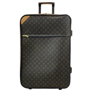 【中古】ルイヴィトン モノグラム ペガス 65 レジェール スーツケース キャリーバッグ 旅行用 Aランク lv9880cc