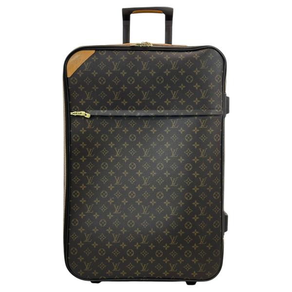 【中古】ルイヴィトン モノグラム ペガス 65 レジェール スーツケース キャリーバッグ 旅行用 A...