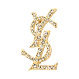 【中古】イヴ サンローラン ブローチ YSLロ...の詳細画像2