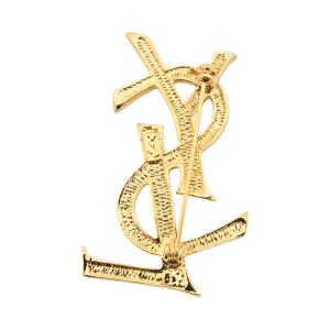 【中古】イヴ サンローラン ブローチ YSLロ...の詳細画像3
