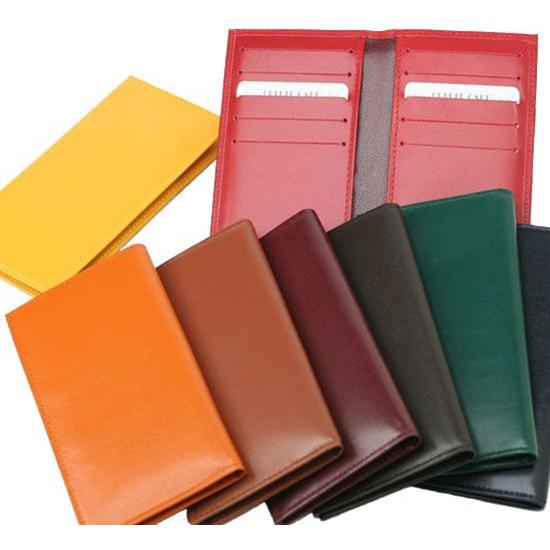 カードケース カード 10枚 収納 2つ 折り スリム 薄型 本革 革 レザー レディース メンズ ...