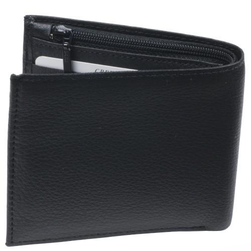 札入れ 小銭入れなし カード 6枚 収納 牛革 2つ折り ファスナー付き 札入 財布 さいふ サイフ...