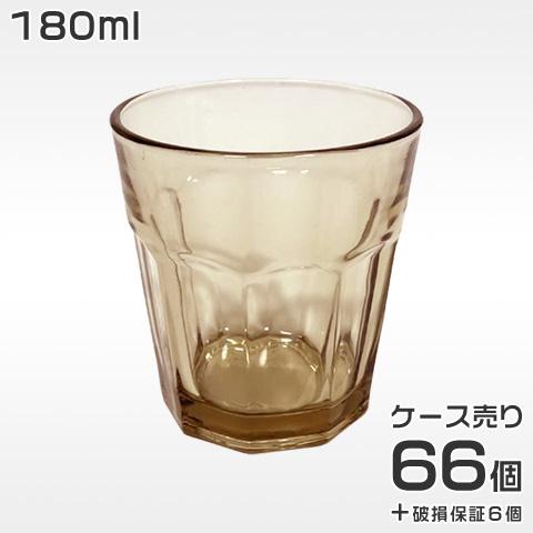 お冷グラス 業務用 180ml コップ タンブラー 1箱72個入 販売数量66個＋破損保証6個 ガラ...