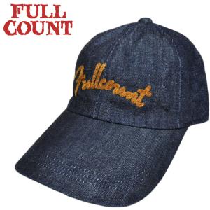 FULLCOUNT フルカウント キャップ Chain Embroidery Denim Cap 6007 デニムベースボールキャップ｜first-stadium