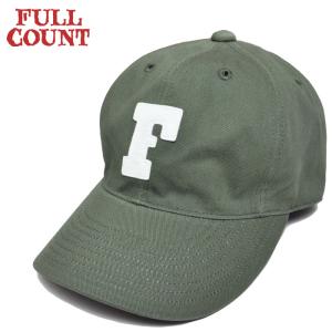 FULLCOUNT フルカウント キャップ 6Panel Slub Chino Baseball Cap 'F' Patch 6843-23｜first-stadium