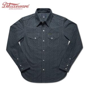 DELUXEWARE（デラックスウエア） デニムシャツ 7640 40s DENIM SHIRT