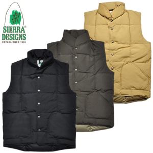 SIERRA DESIGNS シエラデザイン ダウンベスト DOWN SIERRA VEST ダウンシエラベスト メンズ 7981｜first-stadium