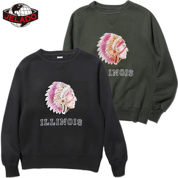 JELADO ジェラード スウェット ILLINOIS Flocky Pt Sweat AB1220...