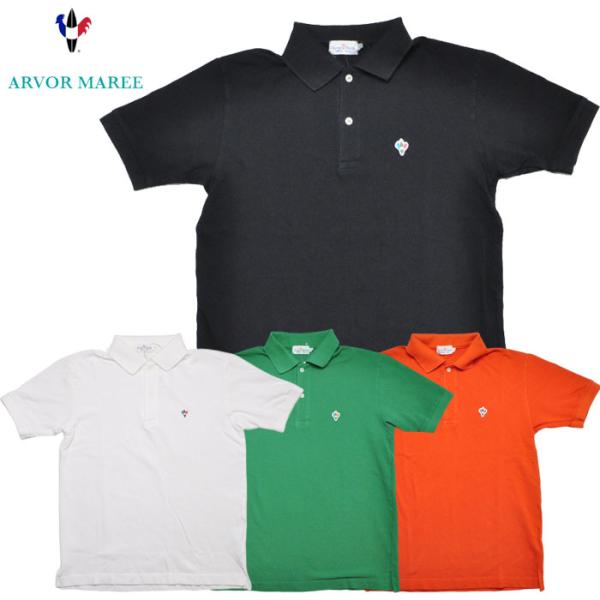 ARVOR MAREE アルボーマレー ポロシャツ BASIC PIQUE POLO ベーシック ピ...