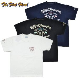 フラットヘッド THE FLAT HEAD Tシャツ FN-THC-018 NATIV DIMENSIONS メンズ 半袖｜first-stadium