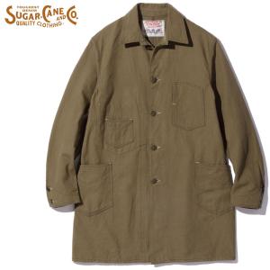 シュガーケーン SUGAR CANE コート SC15522 FICTION ROMANCE 10oz. KHAKI DUCK WORK COAT｜first-stadium