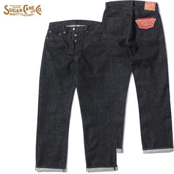 シュガーケーン SUGAR CANE デニム ジーンズ SC42460 14.25oz. BLACK...