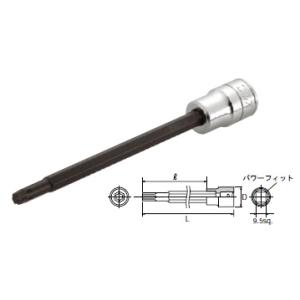 BT3-T20L：【KTC】ロングT型トルクスビットソケット(9.5sq.）