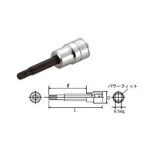 BT3-T30：【KTC】T型トルクスビットソケット(9.5sq.）