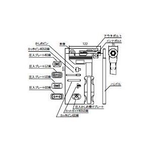 MCCU-PB ： 【KTC】ドライブチェンツール　圧入プレート52用