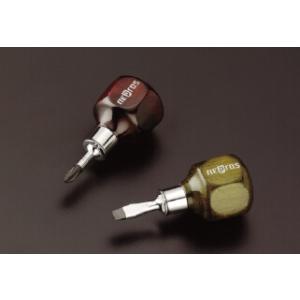 ND3MS-06 ： ネプロス　木柄スタッビドライバ（マイナス）