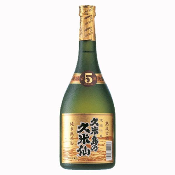 【濃厚なコクと香りの熟成泡盛！】　久米島の久米仙　ブラック　5年古酒　泡盛　40度　720ml
