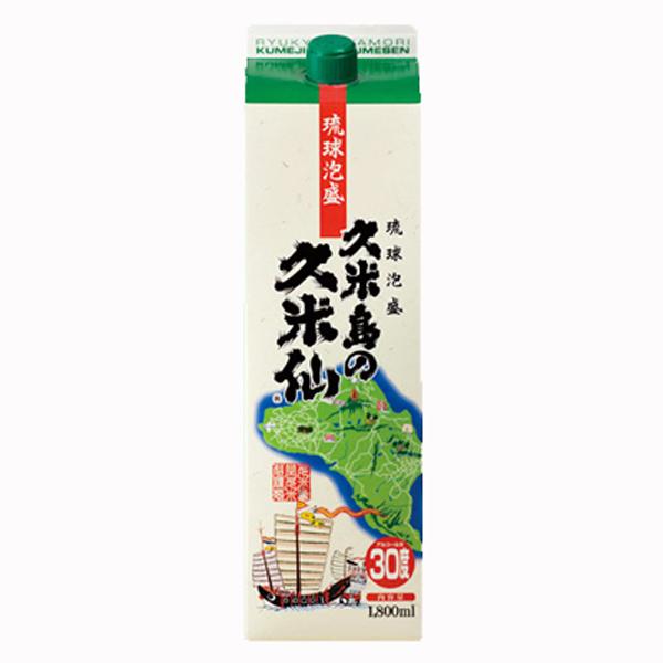 【沖縄県久米島で造られた爽やかな飲み口の泡盛！】　久米島の久米仙　泡盛　30度　1800mlパック
